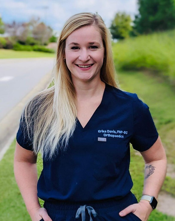 Erika Davis NP - nurse practitioner at Cary Orthopaedics